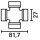 RISTIKKO 27,00 X 81,70 MM